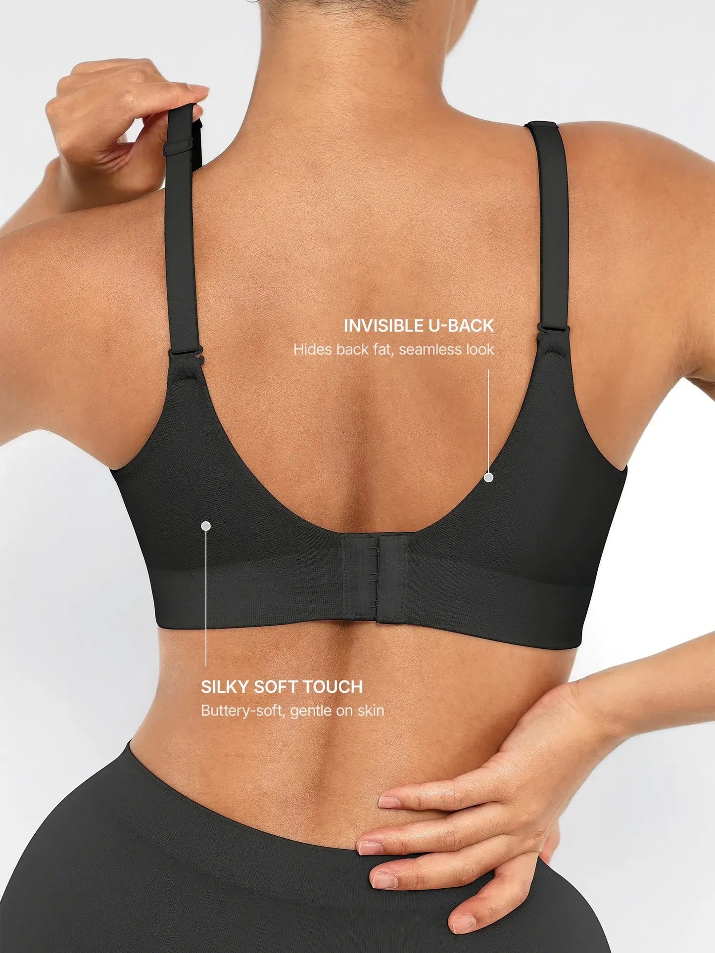 Fixed Support Seamless Underwear Comfortable Push Up Body Shaping Bra