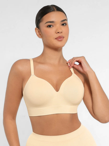 Fixed Support Seamless Underwear Comfortable Push Up Body Shaping Bra
