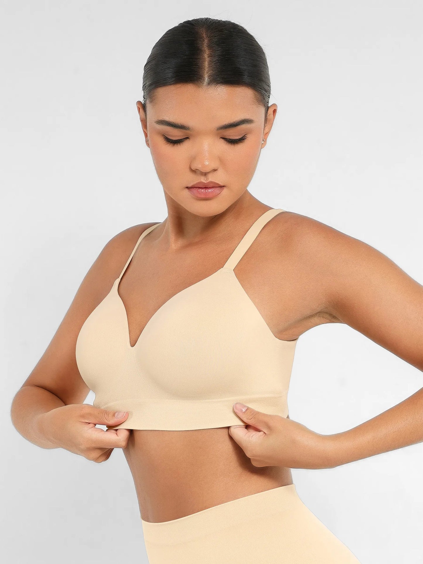 Fixed Support Seamless Underwear Comfortable Push Up Body Shaping Bra
